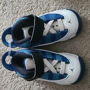 Blues and white 5c Jordans
